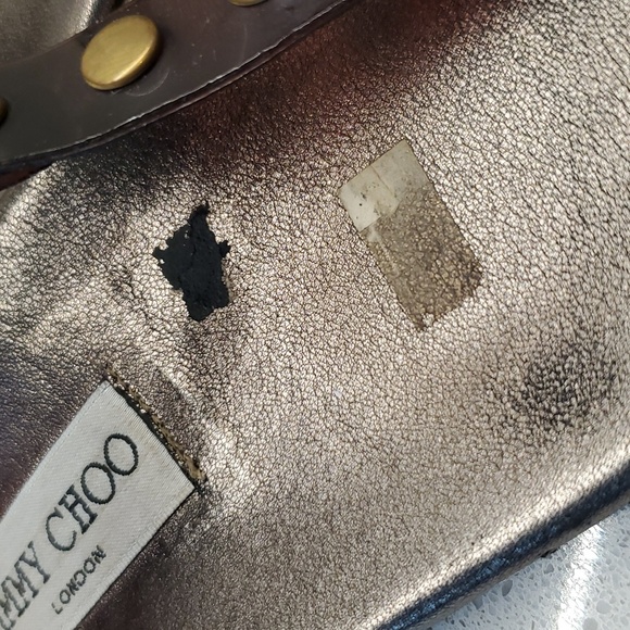 JIMMY CHOO studded sandals (sz 39.5-US 9) - Picture 8 of 8